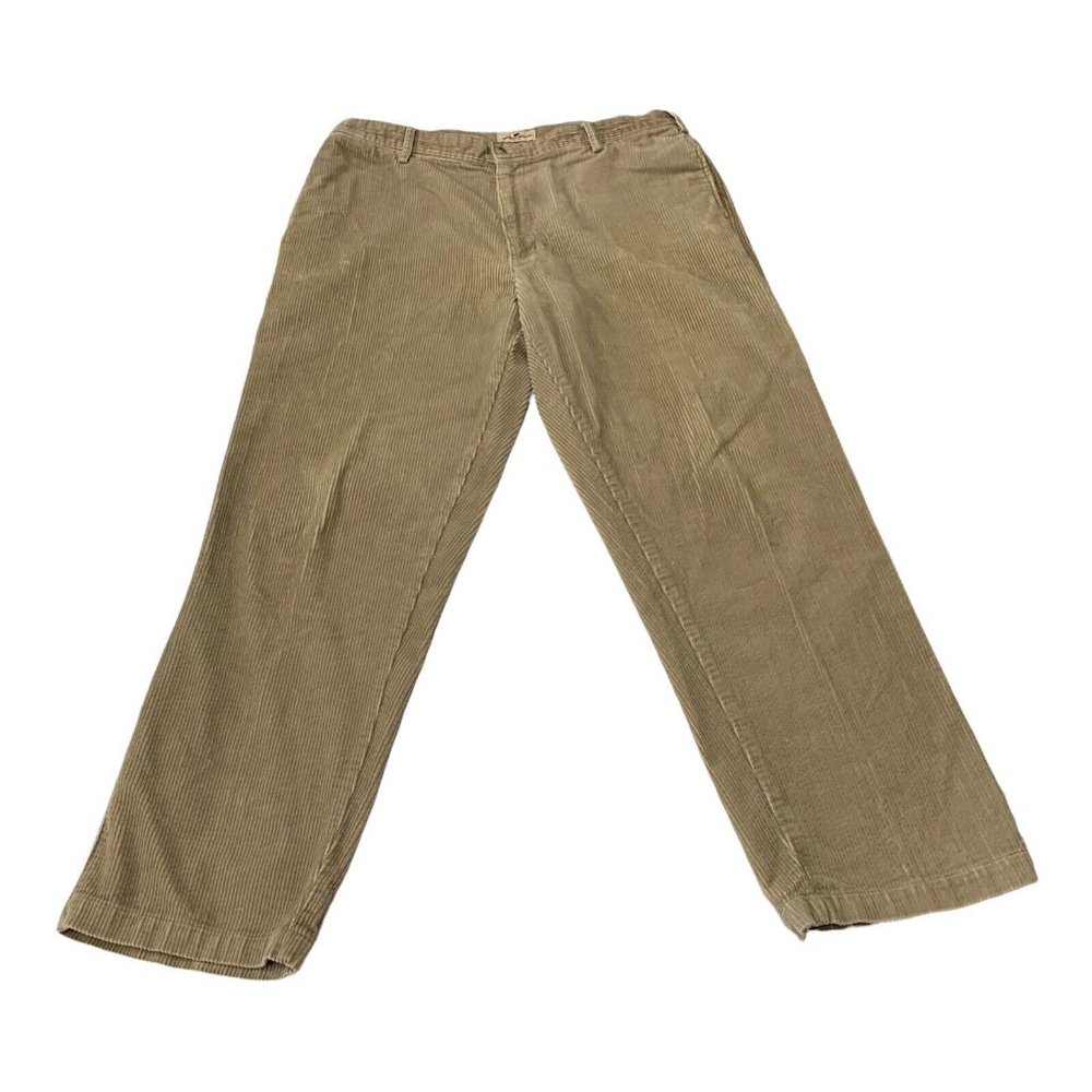 Vintage WOOLRICH Corduroy Pants Khaki Cotton #1516 Men's 36x32